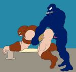  2boys anal ass bara crossover yaoi human juggernaut male male_only marvel multiple_boys muscle partially_clothed penis ramsey276 spider-man venom x-men  