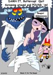 ass blossom buttercup erection hairless_pussy kthanid kthanid_(artist) nude penis powerpuff_girls precum pussy pussy_juice the_boogie_man_(ppg)