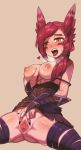 1girl 1girl 1girl artist_cg blush breasts cg_art clitoris half-closed_eyes high_resolution league_of_legends nipples nite_(ku3456) nude open_mouth pussy red_hair spread_legs spread_vagina uncensored urethra vaginal_juices xayah yellow_eyes 