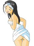  1girl female tagme towel trickster_online white_background 