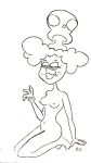 aged_down breasts cartoon_network chowder_(series) monochrome nude sketch truffles